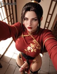 1futa abs ai_generated avatar_the_last_airbender azula balls big_balls big_breasts breasts curvy cutanari dickgirl futa_only futanari looking_at_viewer nipples nsfw nude penis perfect_body ready_to_fuck small_waist smile solo tan_skin testicles