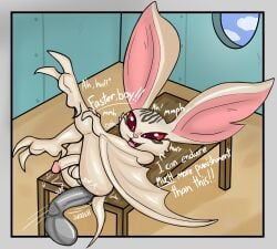 absurd_res anal anthro balls bat claws duo erection fur furniture genitals heismay_noctule hi_res jjeoe long_ears male male/male male_penetrated male_penetrating male_penetrating_male mammal metaphor:_refantazio nude on_table penetration penis red_eyes sex table white_body white_fur wings