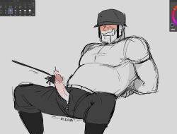 art_program_in_frame drooling edging gay hands_behind_back male male_only open_pants part_of_a_set restrained riding_crop soldier_(team_fortress_2) spy_(team_fortress_2) stickus_(artist) team_fortress_2 teasing tf2 tied tied_up yaoi