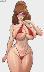 1girls bikini female female_only gigantic_breasts hourglass_figure huge_breasts human revealing_clothes rocner skimpy voluptuous wide_hips