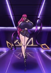1girls big_lips bimbo bimbofied bradtanker3 breast_implants breasts evelynn fake_breasts female female_only gigantic_breasts high_heels huge_breasts human implants k/da_series league_of_legends massive_breasts pussy revealing_clothes skimpy solo solo_female standing