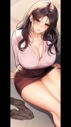 beautiful_days big_thighs cleavage looking_at_viewer milf revealing_clothes skimpy suggestive tagme