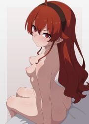 1girls blush child_bearing_hips completely_nude completely_nude_female curvaceous curvy erect_nipples eris_greyrat female female_focus female_only guilegaze light-skinned_female light_skin long_hair mushoku_tensei nipples nude nude_female small_breasts solo solo_female voluptuous wide_hips
