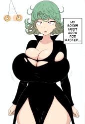 ai_art bouncing_breasts breast_expansion breast_growth breasts_bigger_than_head bursting_breasts cleavage coin collarbone curly_hair dress expansion female_only femsub gigantic_breasts green_hair growth growth_drive huge_breasts maledom manip minimimic_(generator) minimimic_(manipper) one_punch_man open_mouth pink_eyes short_hair shrunken_irises simple_background stable_diffusion_(ai) tatsumaki tatsumaki_(one_punch_man) text torn_clothes white_background