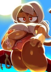 1girls admiral_brickell anthro bikini bloons_td_6 bloons_tower_defense breasts female female_only goatboydraws looking_at_viewer monkey monkey_girl primate tagme