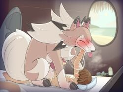 2024 after_orgasm anal anal_orgasm anal_sex animal_genitalia animal_penis anjydrawslewd ass balls beach_background blush bodily_fluids breath brown_body brown_fur brown_hair canid canine canis chest_tuft claws closed_eyes cowgirl_position cum cum_drip cum_in_ass cum_inside cum_on_face dripping duo ejaculation erection feet feral fluffy from_front_position fur furniture generation_7_pokemon genital_fluids genitals hair hands-free happy happy_sex hi_res human human_on_feral human_penetrating interspecies interspecies_bestiality larger_male looking_pleasured lycanroc male male/male male_penetrated male_penetrating male_penetrating_male mammal midday_lycanroc multicolored_body multicolored_fur nintendo nude nude_male on_bottom on_top open_mouth orgasm paws penetration penile penile_penetration penis penis_in_ass pokemon pokemon_(species) pokephilia pupil raised_tail sex size_difference sky small_dom_big_sub smaller_human sun sunrays tail tongue tongue_out tuft two_tone_body two_tone_fur warm_lighting wolf zoophilia