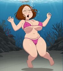 1girls 20th_century_studios ai_generated aquaphilia asphyxiation bikini bikini_girl breasts cameltoe disney drowned drowning family_guy female large_breasts meg_griffin peril sexfightfun sexy solo thicc underwater underwater_peril