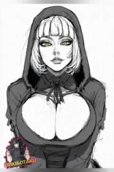 ai_generated animated bouncing_breasts friki8otaku huge_breasts intense_stare tagme thicc_doll thicc_doll_(wm_doll) video yellow_eyes