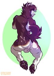 all_fours anthro ass balls border border_collie canine collie cum cum_in_ass cum_inside cum_on_face erection flynx-flink invalid_tag jakecollie male mammal raised_tail sex yaoi