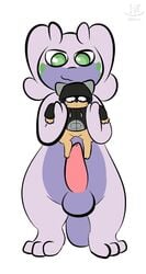 1-upclock cindy_(cindyquilava) clothing female goodra larger_male male nintendo pokemon pokemon_(species) quilava size_difference smaller_female straight video_games