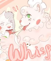 chubby chubby_male crowdoctor deep_kissing kaiju_paradise kissing living_food looking_at_viewer mid_transformation oc pleased_expression species_transformation sprinklekit_(kaiju_paradise) transformation transfurmation transmasc whisp_(crowdoctor_oc)