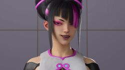 1boy 1girls animated average_sized_penis blowjob cum cum_inside deepthroat dickslap fellatio juri_han licking_penis looking_at_viewer medium_penis penis redmoa sound street_fighter uncensored