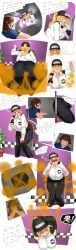 aged_up comic dialogue dutch_oven fart fart_fetish fart_torture fat_ass five_nights_at_freddy's five_nights_at_freddy's:_security_breach gregory_(fnaf) lazei stinky thick_thighs vanessa_(fnaf)