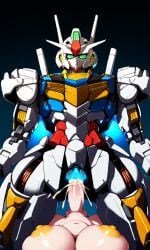 1girls ai_generated back_view being_held breasts cumming_inside cumming_inside_pussy cumming_inside_vagina female front_view gundam gundam_aerial gundam_suisei_no_majo hand_on_butt humanoid looking_at_viewer mecha mobile_suit robot robot_girl thick_ass thick_thighs tight_ass vagina vaginal_penetration vaginal_sex