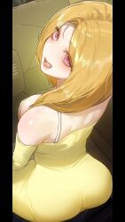 ass_focus back_view beautiful_days big_ass breast_visible_from_behind huge_breasts looking_at_viewer looking_back manhwa milf tagme