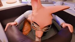 16:9 1boy 1girls 2025 3d_(artwork) 3d_animation animated anthro anthro_penetrated blender_(artwork) blinking body_part_in_mouth breasts business_suit canid canine carpet clothed clothing consistent_pov deep_throat diane_foxington diane_foxington_(furromantic) digital_media_(artwork) dreamworks duo erection eyewear fellatio female female_on_human female_penetrated first_person_view fox fur furniture furromantic genitals glasses hand_on_leg hi_res human human_on_anthro human_penetrating human_penetrating_anthro human_pov humanoid_genitalia humanoid_penis inside interspecies kneeling looking_at_viewer loop male male/female male_penetrating male_penetrating_female male_pov mammal moan office office_clothing opennsfwsp_(va) oral oral_only oral_penetration orange_body orange_fur penetrating_pov penetration penile penile_penetration penis penis_in_mouth sex short_playtime sitting sitting_on_ground slurping sound sound_warning suit table tagme tail the_bad_guys under_the_table video video vozhd widescreen