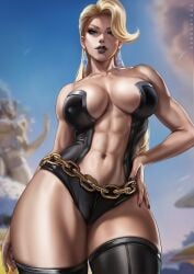 1girls abs absurd_res absurdres athletic athletic_female bare_arms belt big_breasts black_clothes black_clothing black_corset black_lips black_lipstick black_nail_polish black_nails black_thigh_boots blonde_female blonde_hair blue_eyes blue_nail_polish blue_nails breasts busty casual caucasian caucasian_female chain_belt chains child_bearing_hips cleavage clothed clothed_female clothing corset curvaceous curvaceous_body curvaceous_female curvaceous_figure curvy_body curvy_female curvy_figure dandon_fuga deep_cleavage ear_ring earring earrings emma_frost emma_frost_(marvel_rivals) emma_frost_(x-revolution) female female_abs female_focus female_only fit fit_female gold_chain high_resolution highres hips huge_breasts large_breasts light-skinned_female light_skin long_hair looking_at_viewer marvel marvel_comics marvel_rivals mature mature_female mature_woman muscular muscular_female navel outdoors outside parted_lips slim_girl slim_waist solo solo_female solo_focus standing statue stomach superhero superheroine thick_thighs thigh_boots thighs toned toned_body toned_female toned_stomach very_high_resolution voluptuous voluptuous_female wide_hips x-men