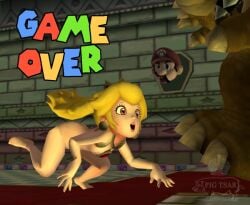 bowser cuckold death decapitation game_over male male_death mario_(series) netorare princess_peach