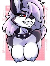 ambris big_breasts big_breasts breasts breasts breasts female furry furry_ears furry_female furry_only loona_(helluva_boss)