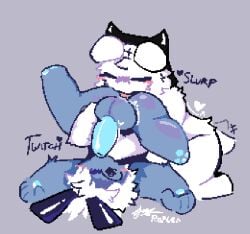 anal anthro arthropod balls blush canid duo fur genitals hair humanoid insects lepidopteran male male/male mammal moth nude oral penis pinned rapler rimming sex simple_background tail tail_motion tailwag text throbbing throbbing_penis