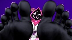 1girls 3d :3 armor bear facial_scar feet female foot_fetish foot_focus fortnite fur furry furry_only glowing_eyes humanoid_feet kombatkatto looking_at_viewer painted_toenails pink_fur pov raven_team_leader sfm soles source_filmmaker source_filmmaker_(artwork) toes white_body
