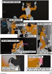 absurd_res anal anal_orgasm anal_sex anthro ass bodily_fluids bondage bondage bound canid canine canis collar comic cum dominant dominant_anthro dominant_male drone dronification duo ejaculation english_text fox furry genital_fluids hands-free hi_res icehuskagon leash looking_pleasured male male/male mammal master nude orgasm page_number penetration petplay plug plug_insertion roleplay sex sex_toy slave submissive text wolf