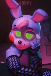 3d 3d_(artwork) blender curvy_arts fishnets five_nights_at_freddy's shy solo tagme toy_bonnie_(fnaf)