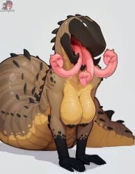 graboid from tremors by zorkpics