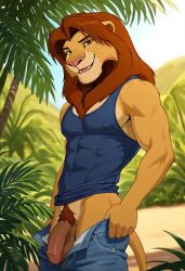 simba (the lion king) from the lion king by twall97