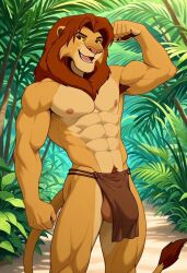 simba (the lion king) from the lion king by twall97
