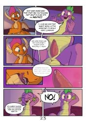 smolder (mlp) from friendship is magic by elicitie