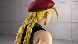 1boy 1girls 3d animated ass british_accent buttjob cammy_white chastity chastity_cage domination duo female femdom leotard longer_than_30_seconds male penis redmoa sound source_filmmaker straight street_fighter teasing testicles video