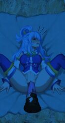 aqua (konosuba) from kono subarashii sekai ni shukufuku wo! by myrneko