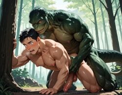 2boys abs age_difference ai_generated anal anal_sex anthro anthro_dominating_human anthro_penetrating_human armpits balls bara big_balls big_muscles big_nipples big_pecs booster_rex canon_x_oc daddy dilf doggy_style dominant dominant_anthro dominant_male duo erection gay green_body holding_partner huge_balls huge_cock huge_muscles huge_pecs human human_on_anthro humansub hunk interspecies komodo_dragon larger_anthro leaking_cum lizard looking_pleasured male male/male male_only male_penetrated muscles muscular muscular_anthro muscular_male navel nipples nude older_anthro older_anthro_younger_human older_dom_younger_sub older_male older_man_and_younger_boy older_on_young older_penetrating older_penetrating_younger pecs penis scalie sex size_difference smaller_human smaller_male smaller_penetrated spider-man_(series) submissive submissive_human submissive_male the_amazing_spider-man_(film) the_lizard_(marvel) yaoi younger_human younger_male younger_penetrated