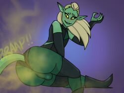 ass backsack balls ballsack clothed double_trouble fart fart_cloud fart_fetish male nonbinary presenting presenting_hindquarters she-ra_and_the_princesses_of_power solo