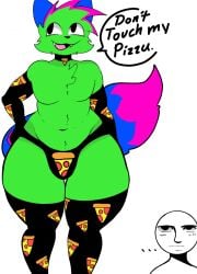 femboy furry_ass kevin_(nyanwolf) male nyanwolf panties pizza tagme tail thick_ass thick_thighs