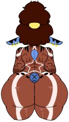 1boy ass ass_focus big_butt bronw_hair_male brown_hair brown_skin brunitos femboy male male_only