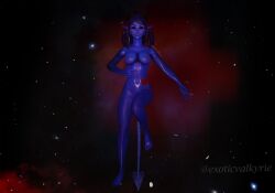 1girls alternate_version_available blood blue_body blue_skin breasts completely_naked completely_naked_female completely_nude completely_nude_female dungeons_and_dragons eroticvalkyrie female naked naked_female nude nude_female oc original_character tagme tail wound wounded