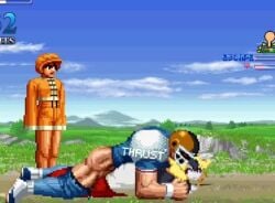 2boys1girl american_football_player anus ass_waves bao_(kof) being_watched blonde_hair brian_battler cat_ears cum_inside cum_pool dress_down fertile fertilization field_background football_helmet football_player furry furry_female gettag groaning grunting human_on_anthro impregnation king_of_fighters m.u.g.e.n mating_press mp4 muscular_male nikku_(spookicookie) not_public_mod oc onomatopoeia open_mouth original_character outdoors panties_aside pixel_animation pixel_art plains prone_bone pussy red_eyes red_panties sandals silent_female snk sound splurt spookicookie sprite sprite_edit video white_fur