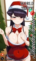 christmas christmas_clothing christmas_outfit cosplay komi-san_wa_komyushou_desu komi_shouko santaclad_torbjörn shouko_komi