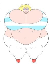 bbw big_breasts breasts cassie_(theycallhimcake) cleavage female huge_breasts kantuspaints kantuspaintsinsanity morbidly_obese overweight tagme thick_thighs wide_hips