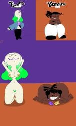 2024 2girls 4_fingers 4_toes amateur_artist arms_behind_back arms_behind_head arms_up beatrix_sawyerson big_ass big_breasts black_eyes censored_version_at_source chocolate_and_vanilla closed_eyes cute dark-skinned_female dark_skin female gloves js_paint looking_at_viewer milf mole mole_on_ass mr._y0-y0! ms_paint multicolored_hair multicolored_pubic_hair naked nude nude_female one_eye_closed original original_character pubic_hair self_upload tagme the_3_kooky_femmes two_tone_gloves unibrow white_body white_skin yasmine_swopp