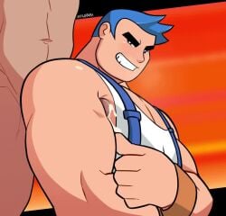 advance_wars animated animation armpit_fetish armpit_sex armpits balls bara biceps blue_hair blush blushing blushing_at_viewer blushing_face blushing_male boner clothed clothed_male clothed_male_nude_male clothes clothing completely_naked completely_naked_male completely_nude completely_nude_male cum cum_on_arm cum_on_armpit cum_on_hand cum_on_penis cum_on_upper_body erection face_out_of_frame faceless_anthro faceless_character faceless_human faceless_male gay glans human human_male humanoid humanoid_genitalia humanoid_penis looking_at_viewer loop looping_animation male male/male male_focus male_only max_(advance_wars) muscle muscles muscular muscular_arms muscular_male naked naked_male navel no_clothes nude nude_male nude_male_clothed_male one_eye_closed orgasm penis simple_background smile smile_at_viewer smiley_face tagme tank_top upper_body upper_body_focus upper_body_only video vvulfbara white_tank_top