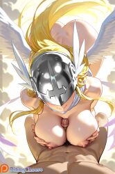 angewomon from digimon by bitingcheese