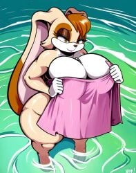 1girls ai_generated anthro beach big_breasts female furry huge_breasts large_breasts mature_female milf mommy mullon nipples novelai nude rabbit rabbit_ears rabbit_girl rabbit_humanoid sega sonic_(series) sonic_the_hedgehog_(series) towel vanilla_the_rabbit voluptuous voluptuous_female water