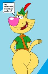 big_butt feline gay heavymetalrules male_only nature_cat no_pants