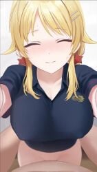 1boy 1boy1girl 1girls 9:16 animated blonde_female blonde_hair blue_eyes blue_shirt blush bouncing_breasts closed_eyes covering_crotch covering_face dark-skinned_male deep_penetration fingering groping groping_breasts hachimiya_meguru hairclip happy happy_sex highres holding_face huge_breasts hybrid_animation idolmaster idolmaster_shiny_colors large_breasts large_penis legs_apart legs_held_open legs_spread legs_up lifting_shirt light-skinned_female live2d long_hair long_video longer_than_30_seconds longer_than_3_minutes longer_than_4_minutes longer_than_5_minutes longer_than_one_minute missionary missionary_position mp4 najar nipple_slip nipples open_mouth pov pov_male presenting_breasts red_shirt removing_panties short_skirt smile sound sound_effects standing standing_sex straight sweat sweatdrop tagme thick thick_thighs thrus thrusting thrusting_hard thrusting_into_pussy vaginal_penetration vaginal_sex vertical_video video waist_grab white_panties wide_hips