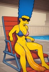 1futa 20th_century_fox 20th_century_studios ai_generated breasts civitai flag_bikini futa_only futanari jossyless_(ai) long_penis marge_simpson solo_futa the_simpsons very_long_penis yellow_skin