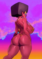 1girls african_female big_breasts bikini black_hair brothbowl cartoon_network dark-skinned_female dark_skin garnet_(steven_universe) gem_fusion glasses huge_breasts humanoid steven_universe voluptuous voluptuous_female warner_bros warner_brothers