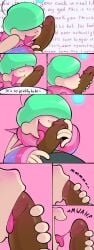 blowjob comic comic_page dreamscreep e-69 earth69 fellatio jacob_(earth69) penis robot spiked_collar